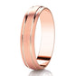 Ladies DC142B Diamond Cut Wedding Ring