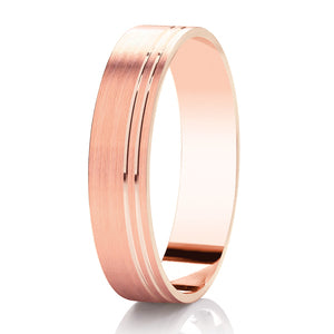Ladies DC157B Diamond Cut Wedding Ring